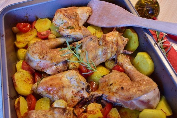 Alimentação para ciclista, prova de MTB, frango